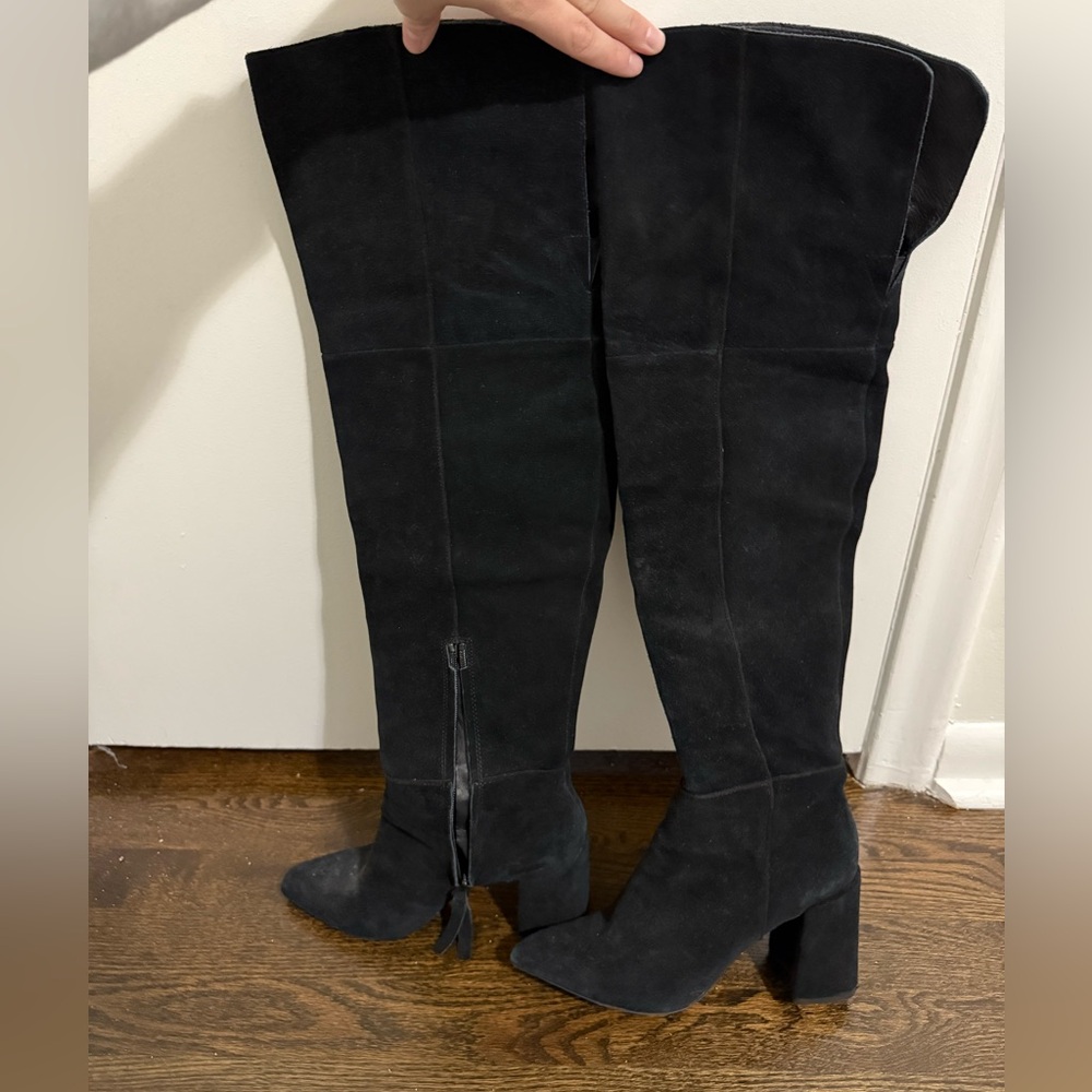 TopShop Suede over the knee boots